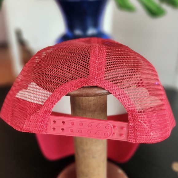 White and Red Trucker Hat - Picture 3 of 4